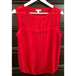 SOPHIE MAX Red Sleeveless Top L